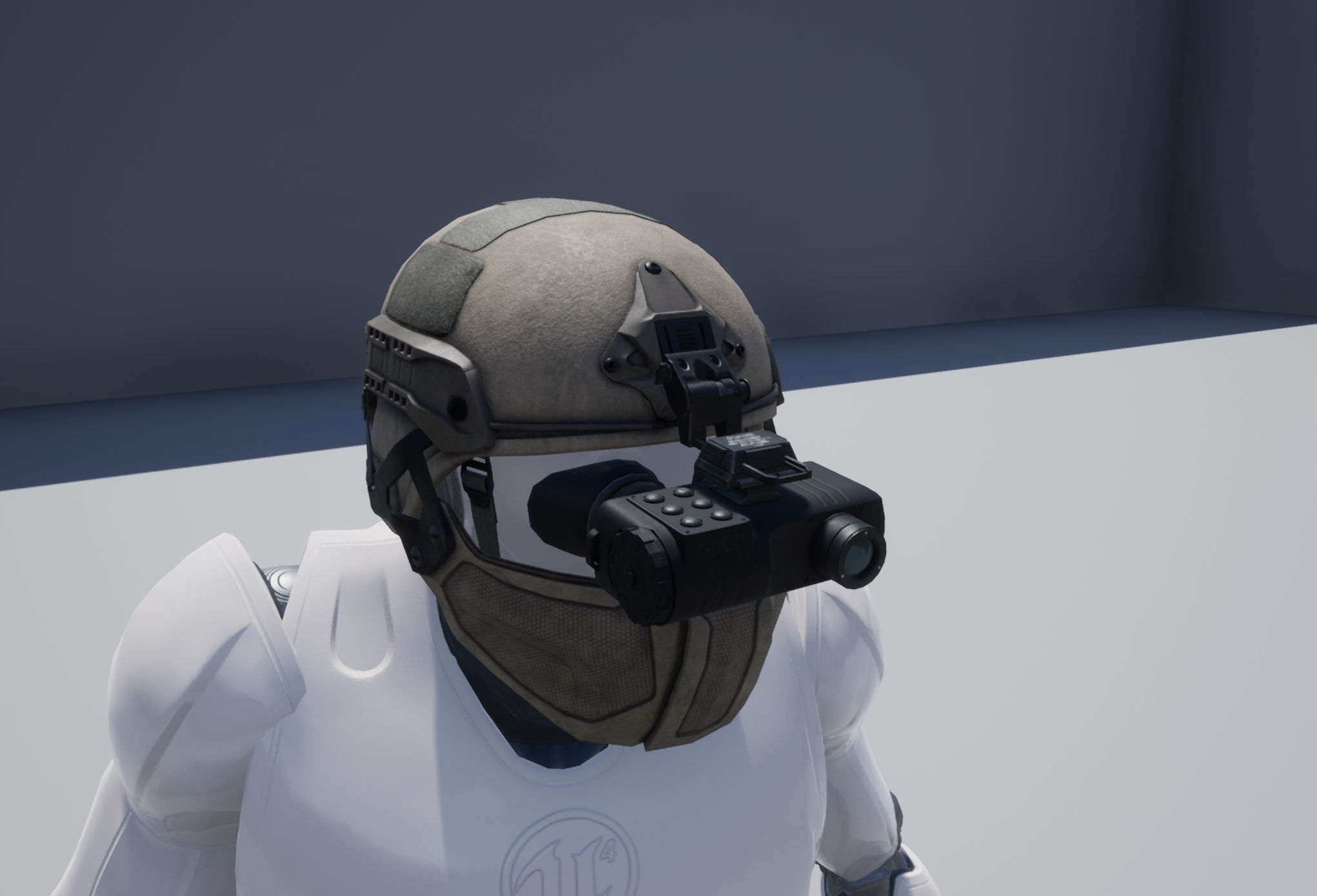 TIG-7 Thermal goggles Low-poly 3D model_11