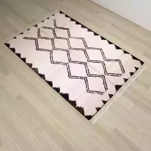 Moroccan Berber rug 3D model