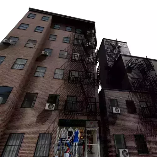 Low Poly New York Building