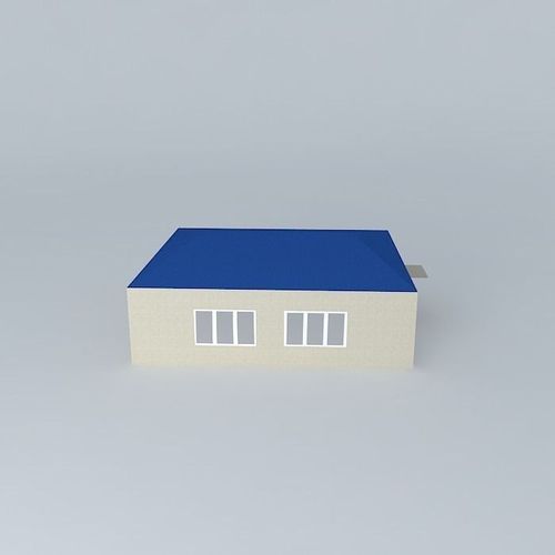 Office building at the platform Free 3D model
