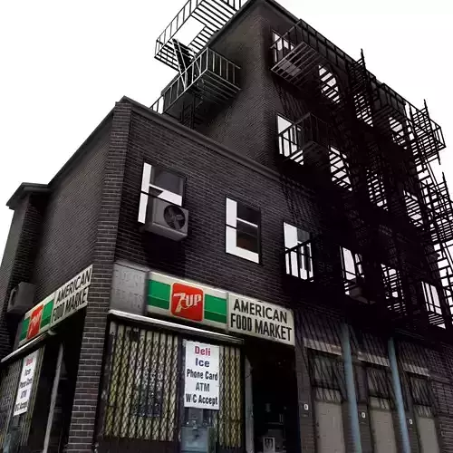 Low Poly New York Building