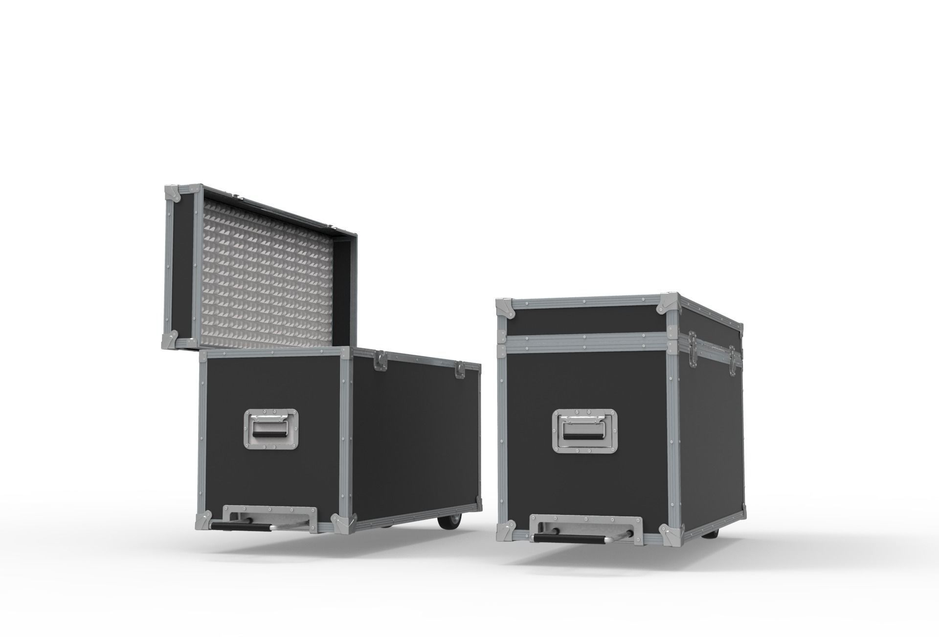 Flightcase Lighting Case 3D model_16