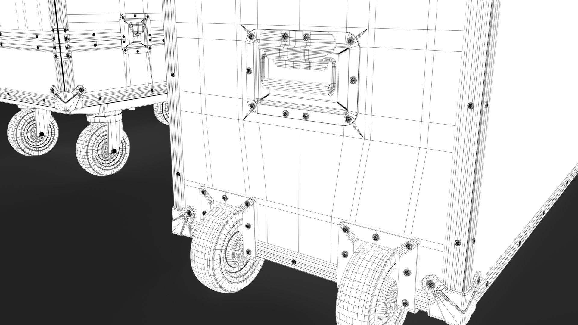 Flightcase Lighting Case 3D model_11
