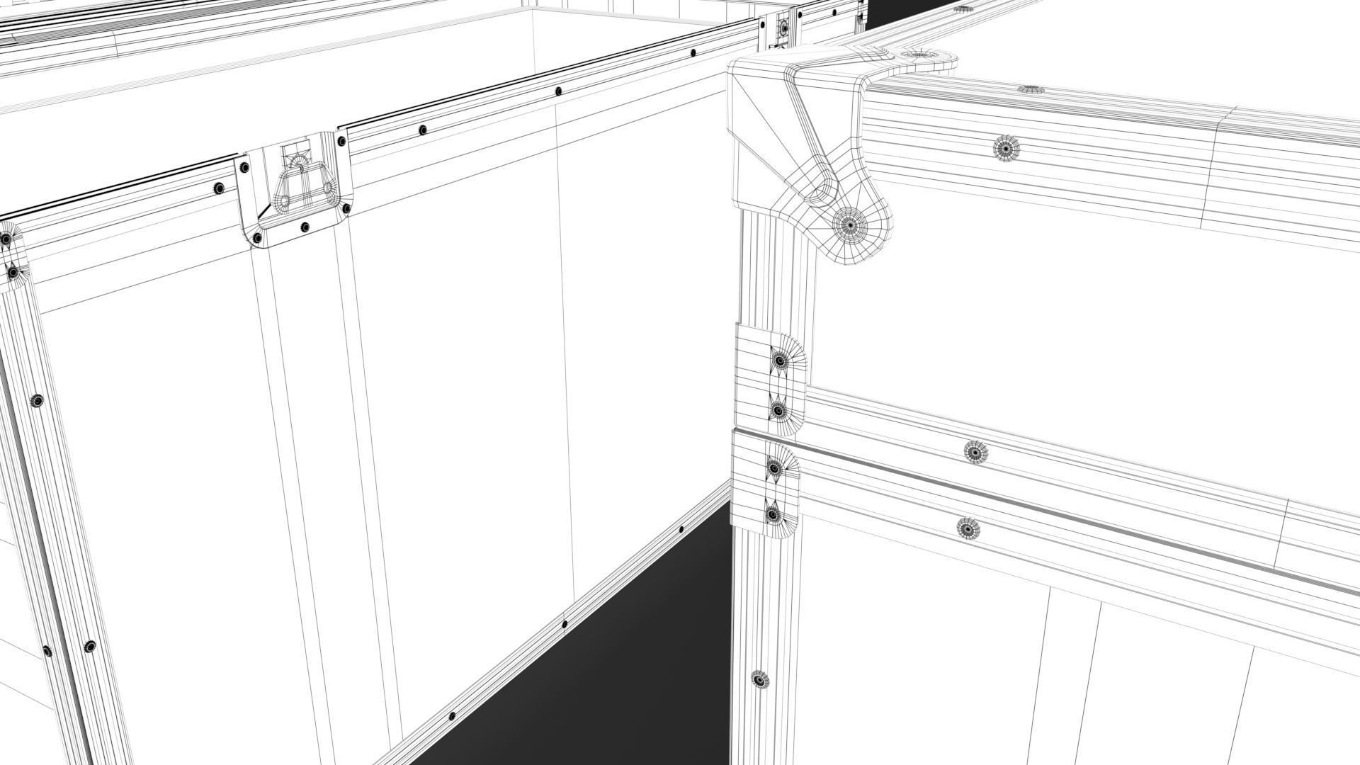 Flightcase Lighting Case 3D model_20