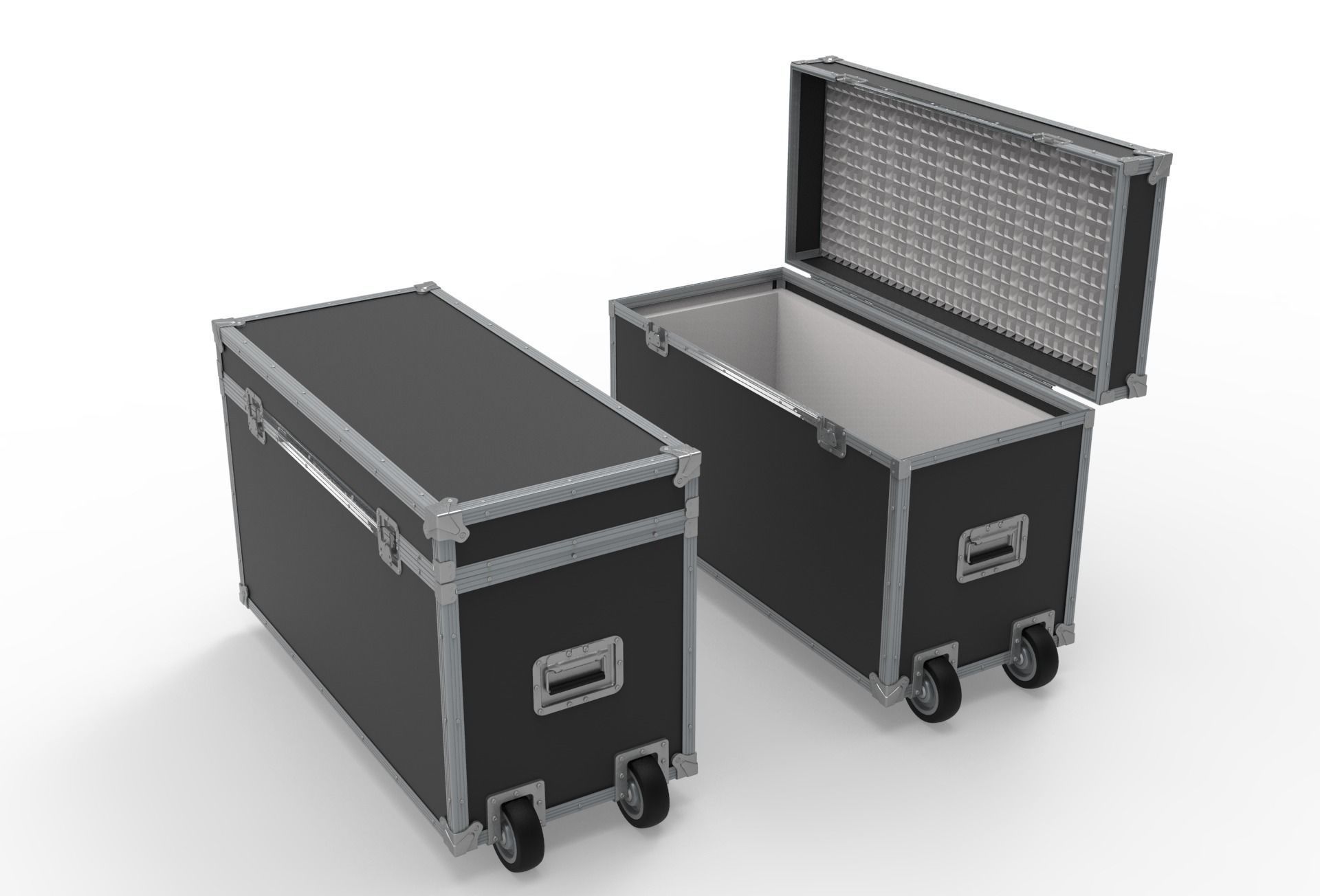 Flightcase Lighting Case 3D model_8