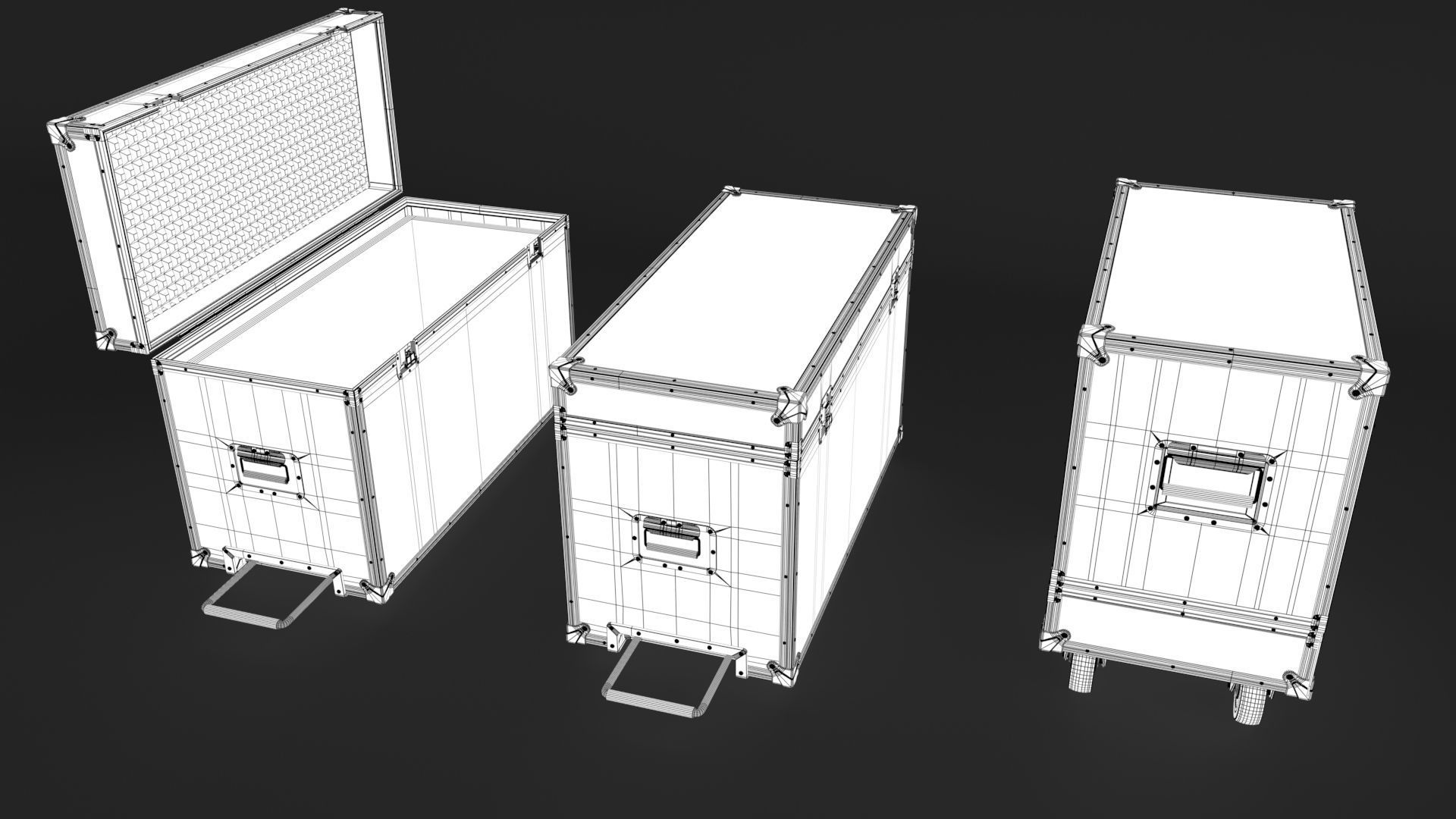 Flightcase Lighting Case 3D model_15