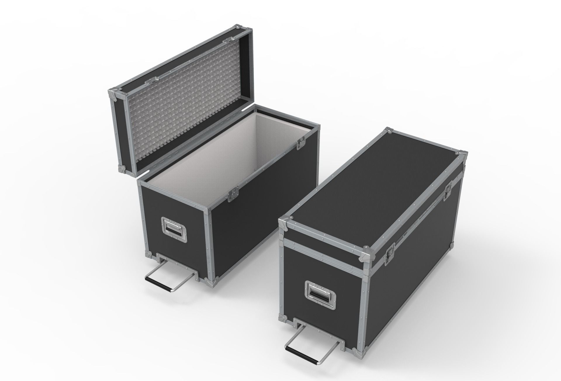 Flightcase Lighting Case 3D model_13