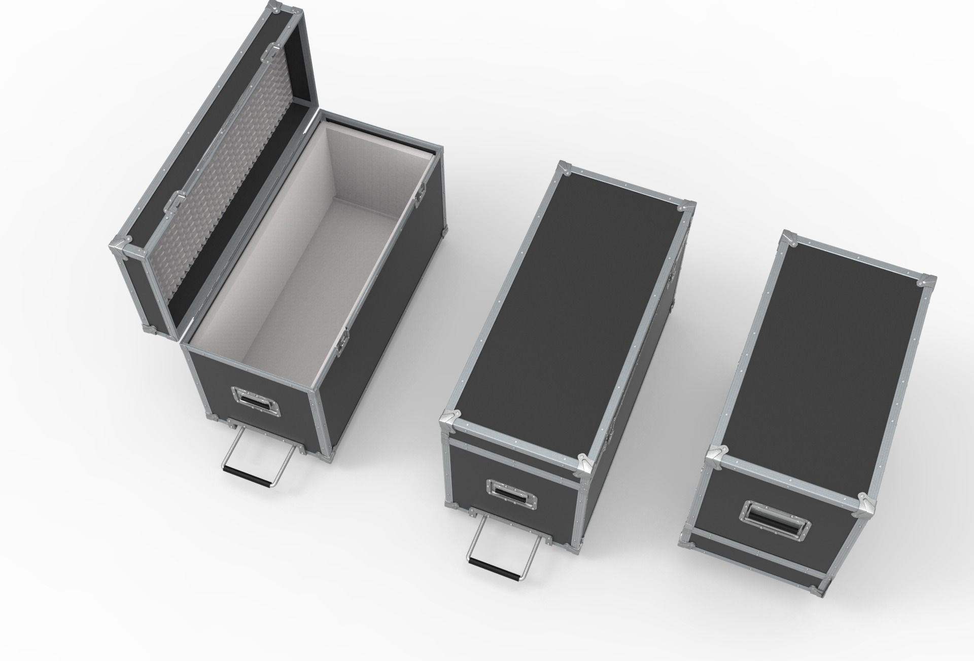 Flightcase Lighting Case 3D model_4