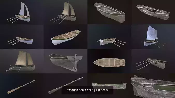 Wooden boats Yal-6