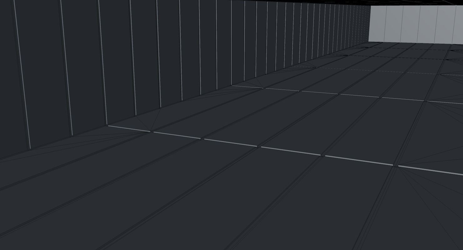 Sci Fi Corridor  Low-poly 3D model_5