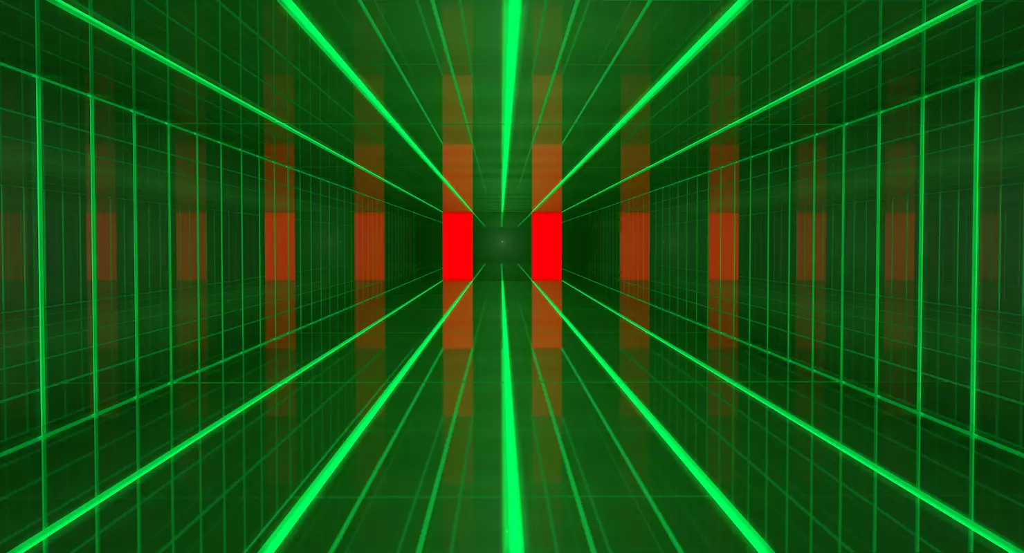 Sci Fi Corridor  Low-poly 3D model_0