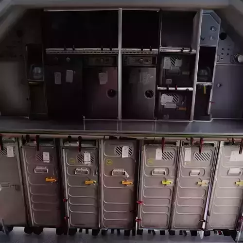 Airbus 320 Airplane Interior - Cabin Kitchen