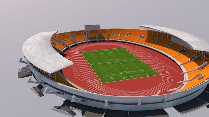 Stadium soccer 3D model