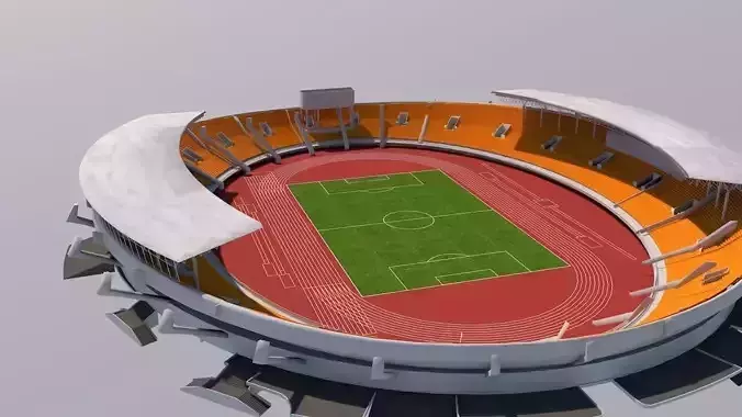 Stadium soccer 3D model