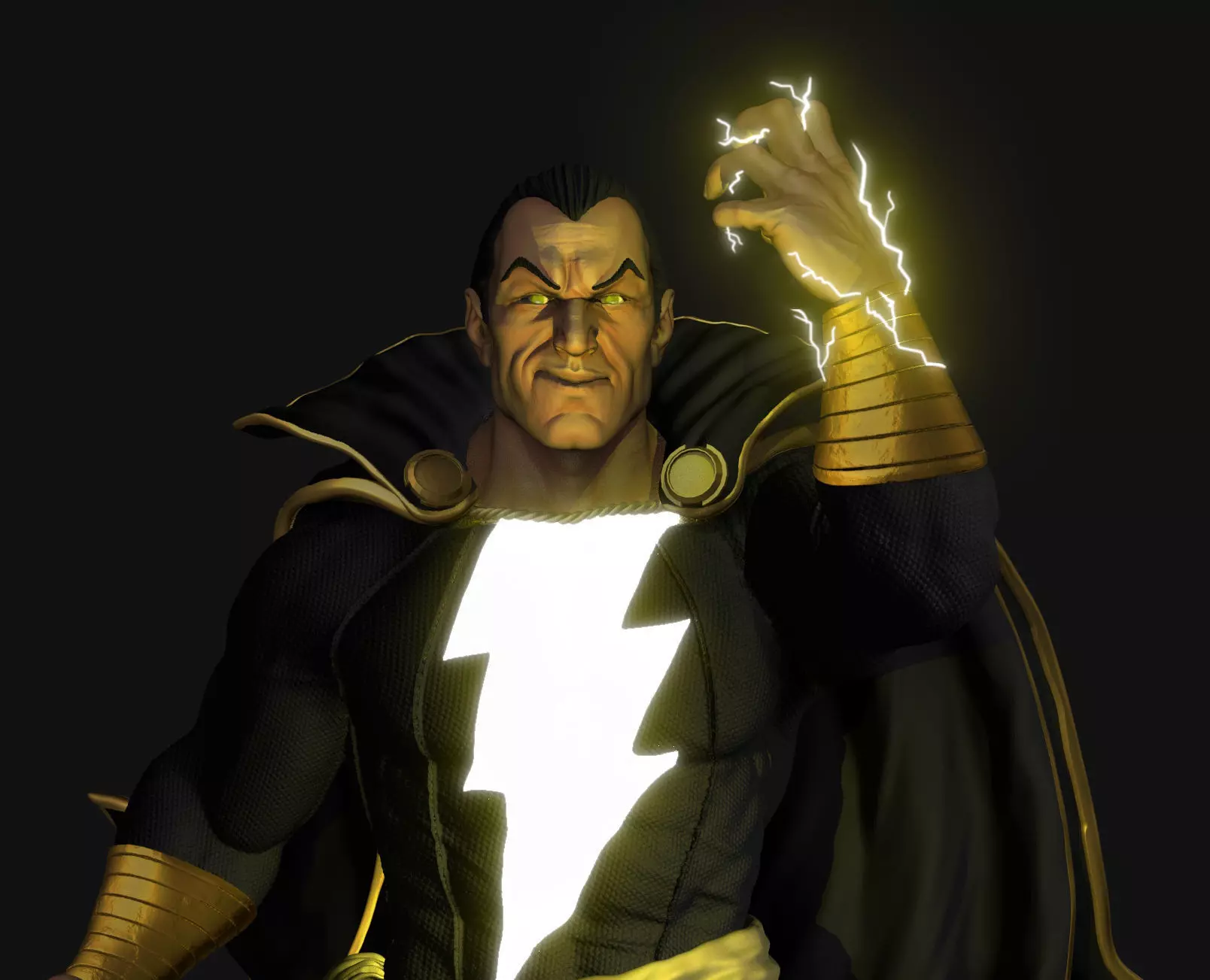 Black Adam 3D print model_0
