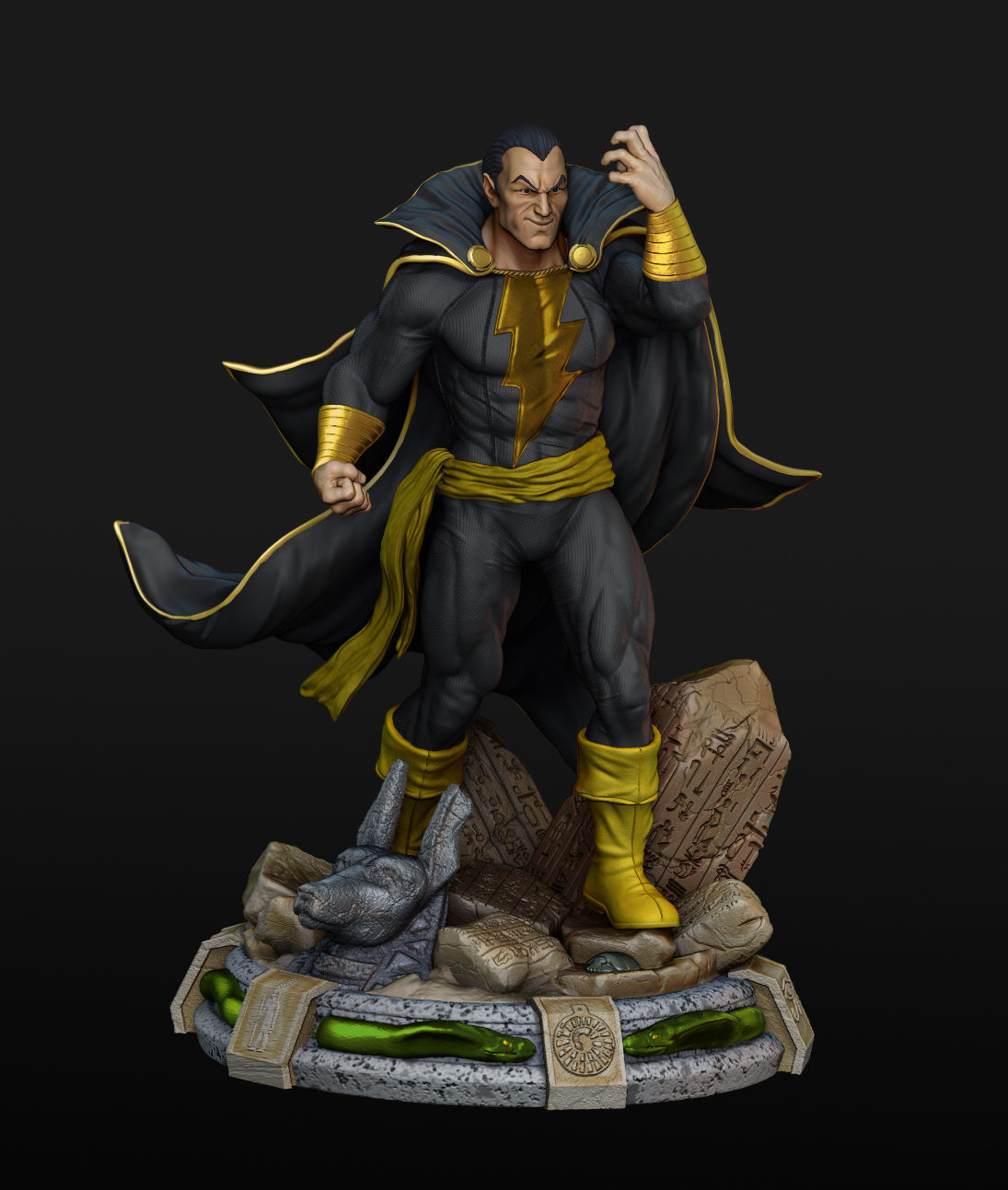 Black Adam 3D print model_1