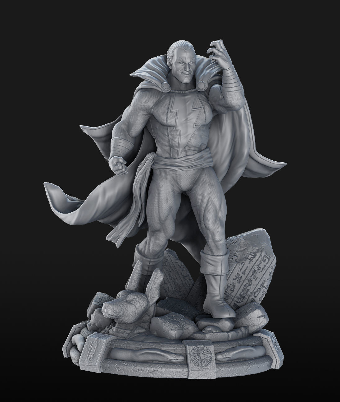 Black Adam 3D print model_3