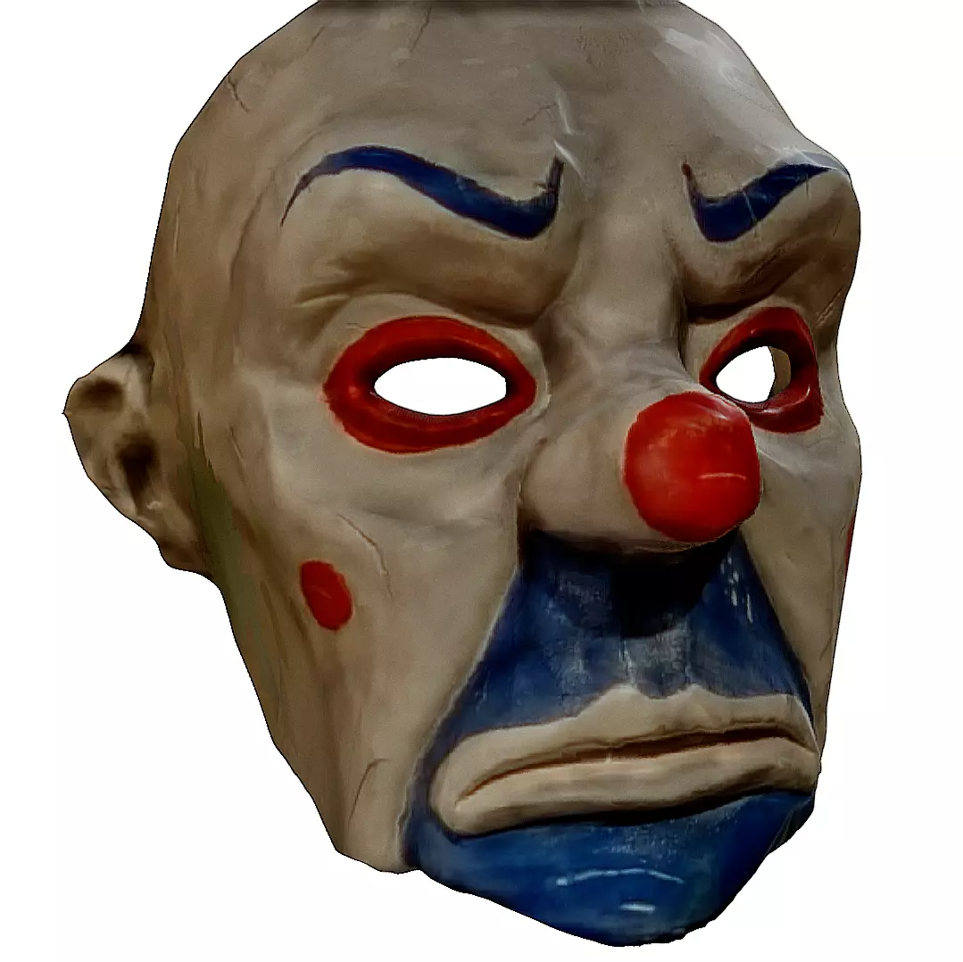 The Joker Mask Batman Dark Knight Low-poly 3D model