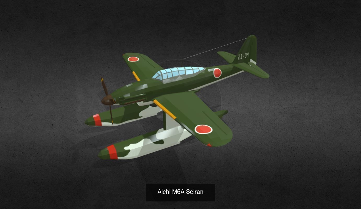 fighter luftwaffe bf 3D Model Collection_3