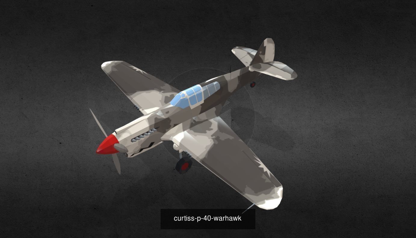 fighter luftwaffe bf 3D Model Collection_6