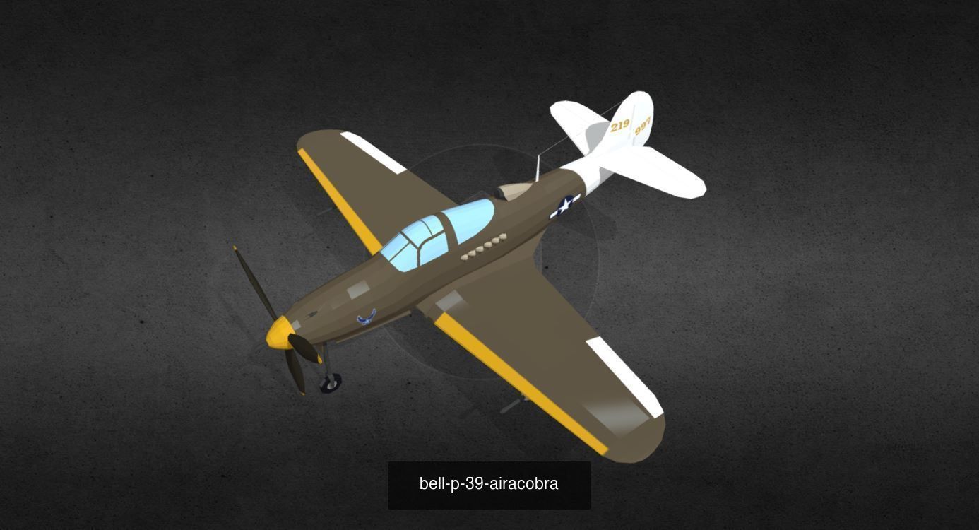 fighter luftwaffe bf 3D Model Collection_4