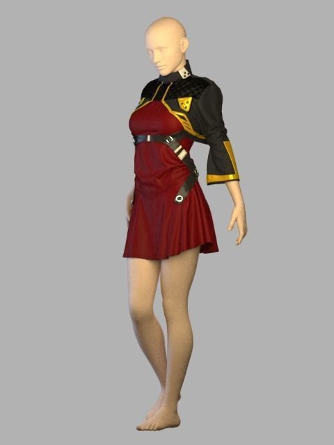 Si-Fi Future Clothes - 41 Marvelous Designer and Clo3D 3D model_7
