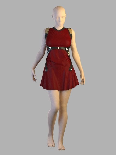Si-Fi Future Clothes - 41 Marvelous Designer and Clo3D 3D model_12