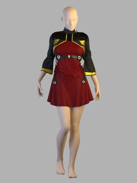 Si-Fi Future Clothes - 41 Marvelous Designer and Clo3D 3D model_5