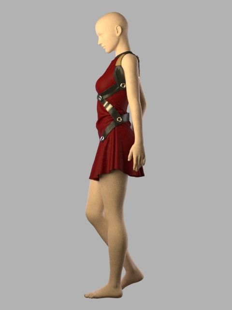 Si-Fi Future Clothes - 41 Marvelous Designer and Clo3D 3D model_15