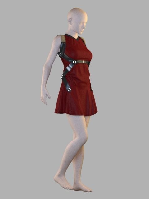 Si-Fi Future Clothes - 41 Marvelous Designer and Clo3D 3D model_11