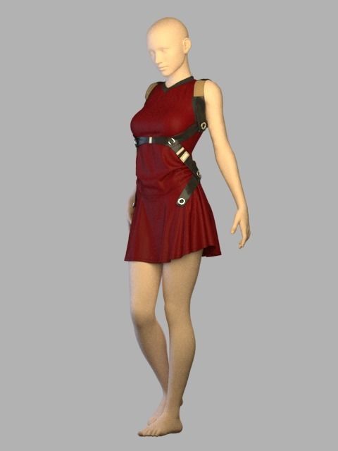 Si-Fi Future Clothes - 41 Marvelous Designer and Clo3D 3D model_14