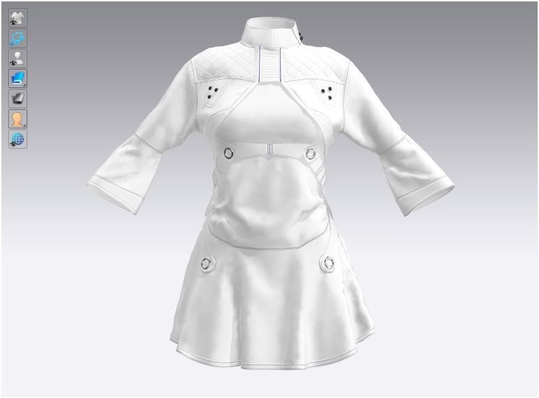 Si-Fi Future Clothes - 41 Marvelous Designer and Clo3D 3D model_18