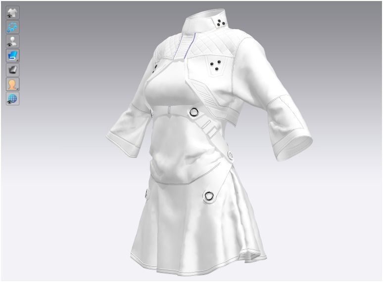 Si-Fi Future Clothes - 41 Marvelous Designer and Clo3D 3D model_17