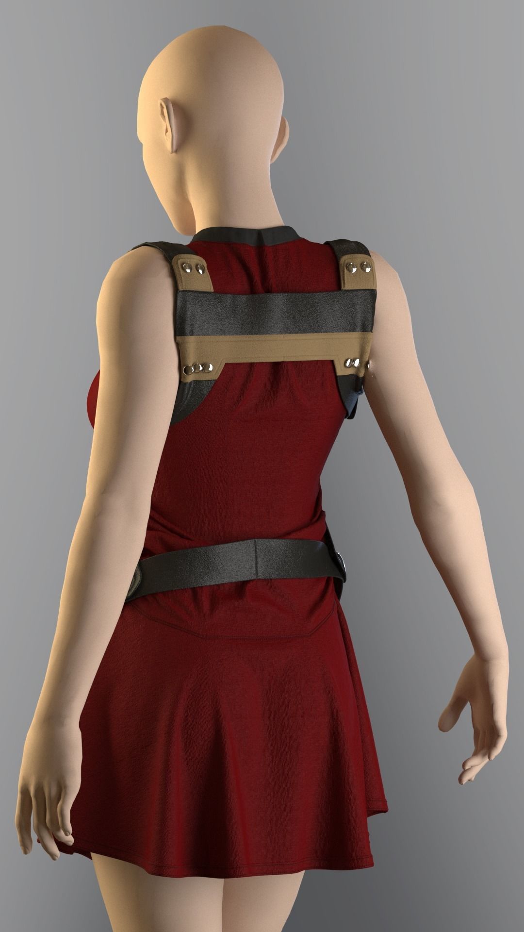 Si-Fi Future Clothes - 41 Marvelous Designer and Clo3D 3D model_3