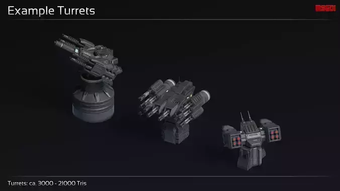 Scifi Turret Collection II