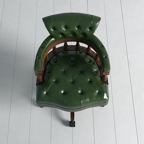 Captains Swivel Chair 3D model 6