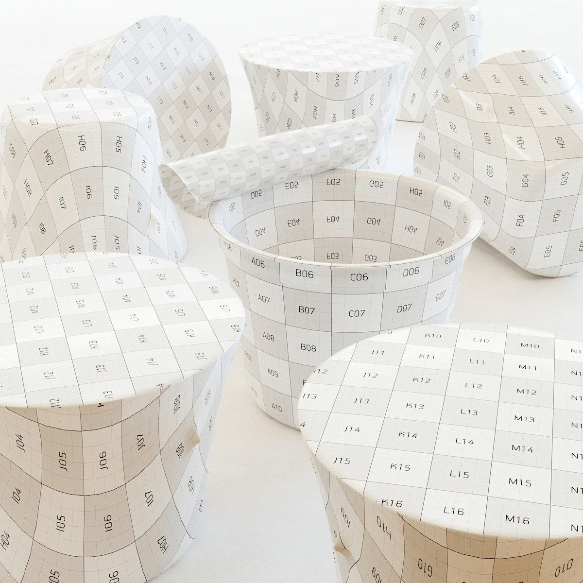 Instant cup noodle - Large Low-poly 3D model_4