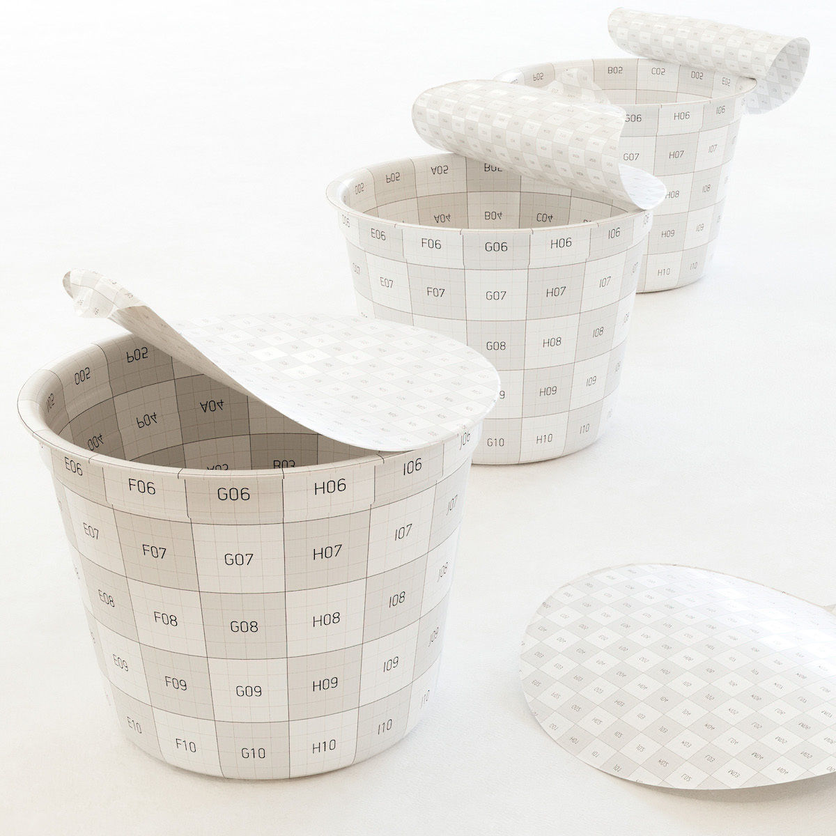 Instant cup noodle - Large Low-poly 3D model_10