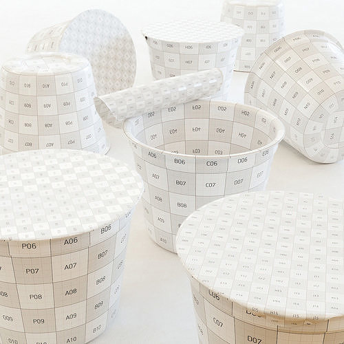 Instant cup noodle - Large Low-poly 3D model 4