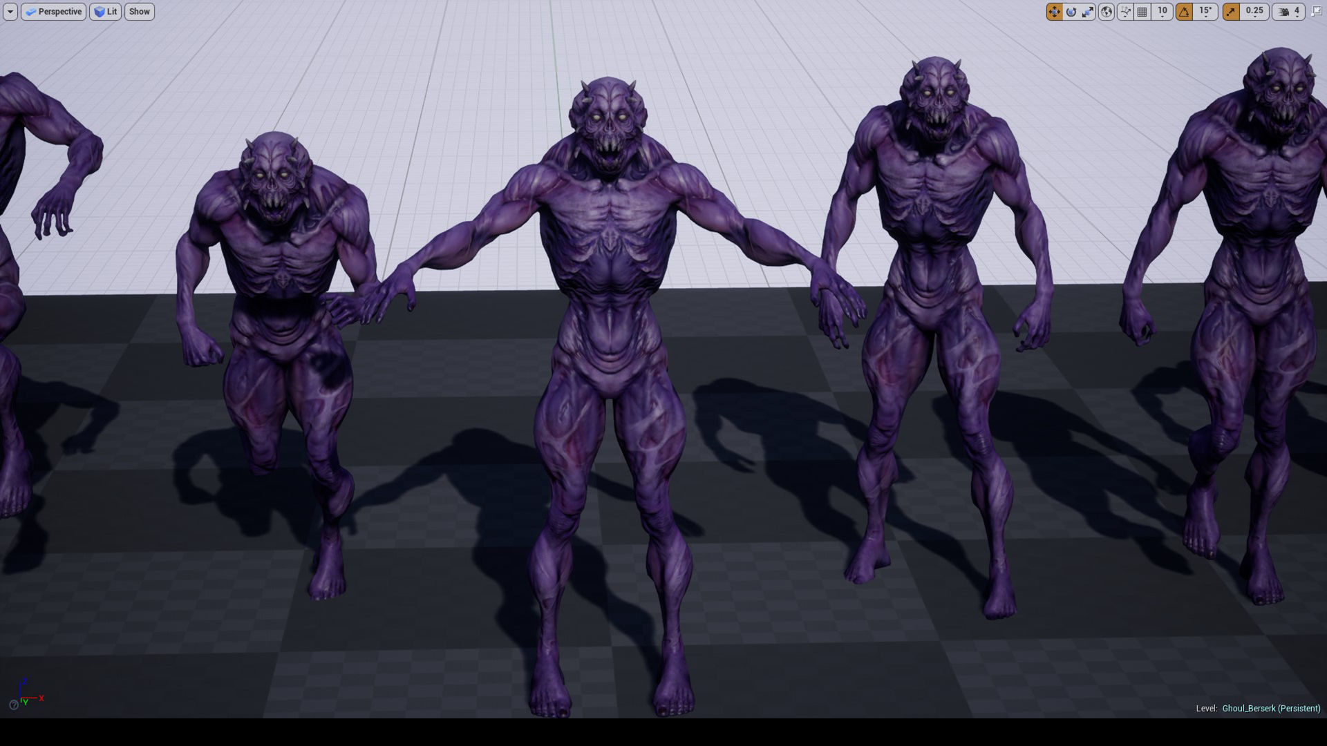 Ghoul Berserk Low-poly 3D model_12