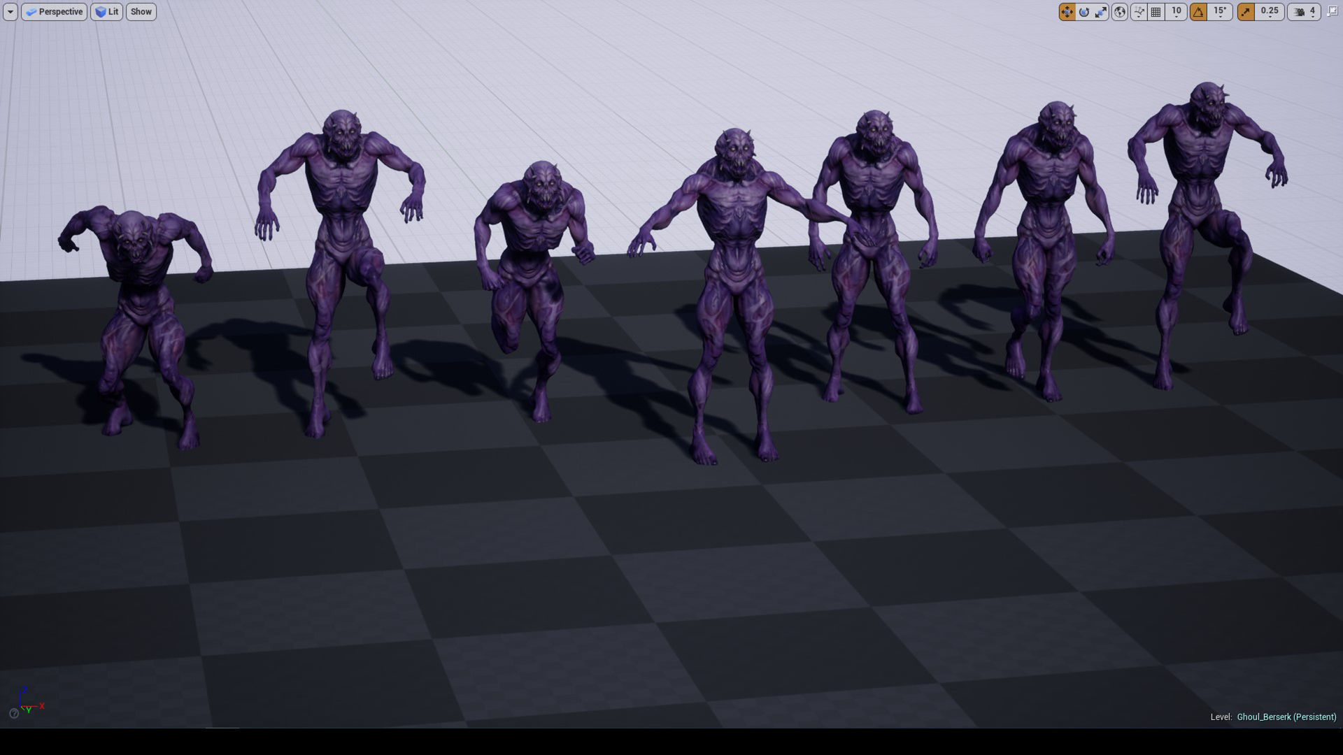 Ghoul Berserk Low-poly 3D model_13