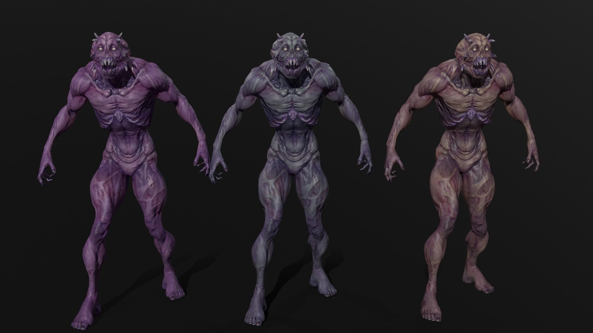 Ghoul Berserk Low-poly 3D model_5