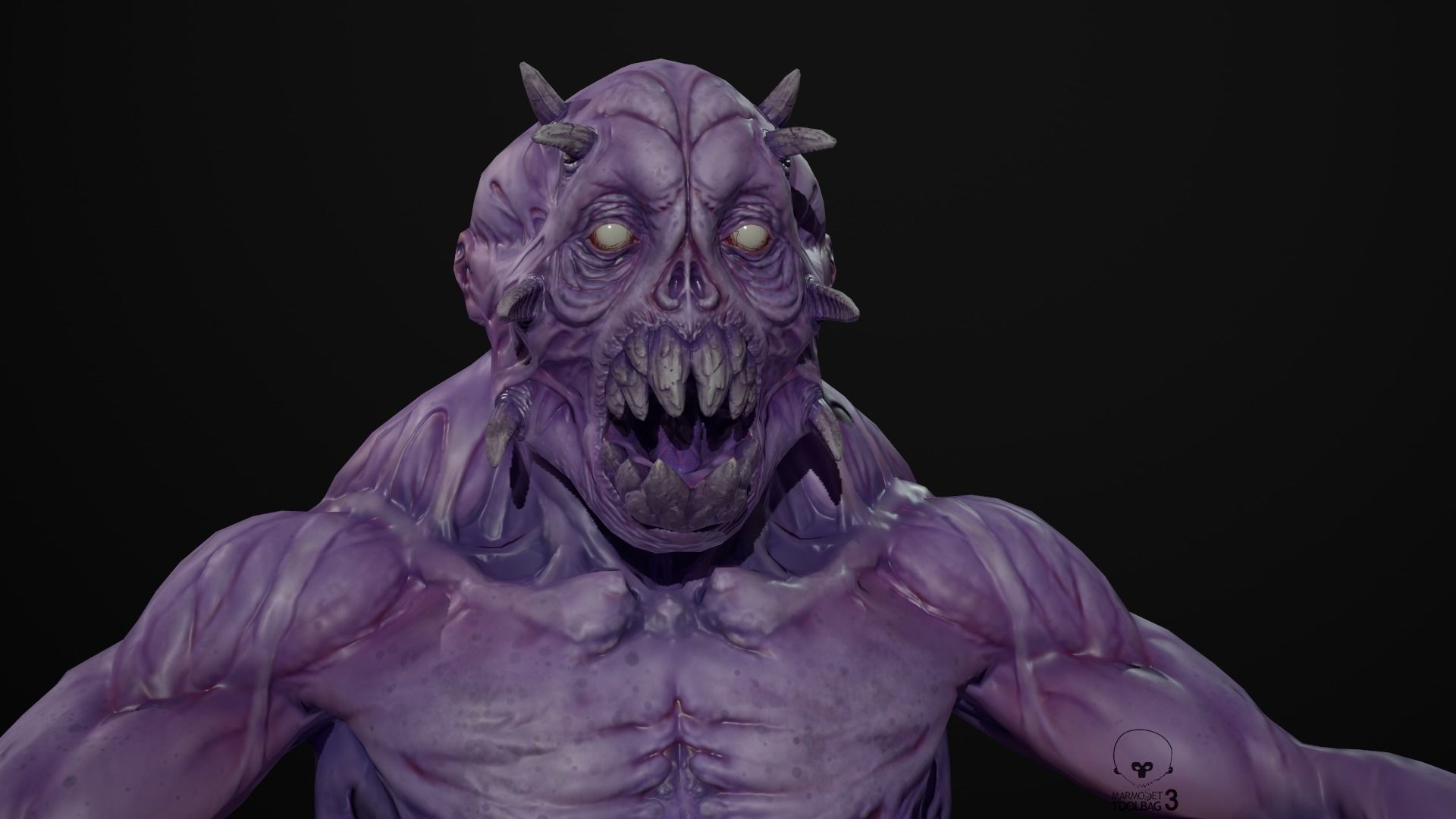 Ghoul Berserk Low-poly 3D model_0