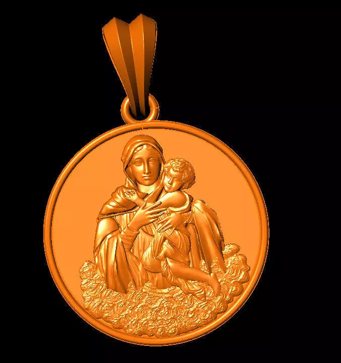 Virgen de Schoenstatt 3D print model_0