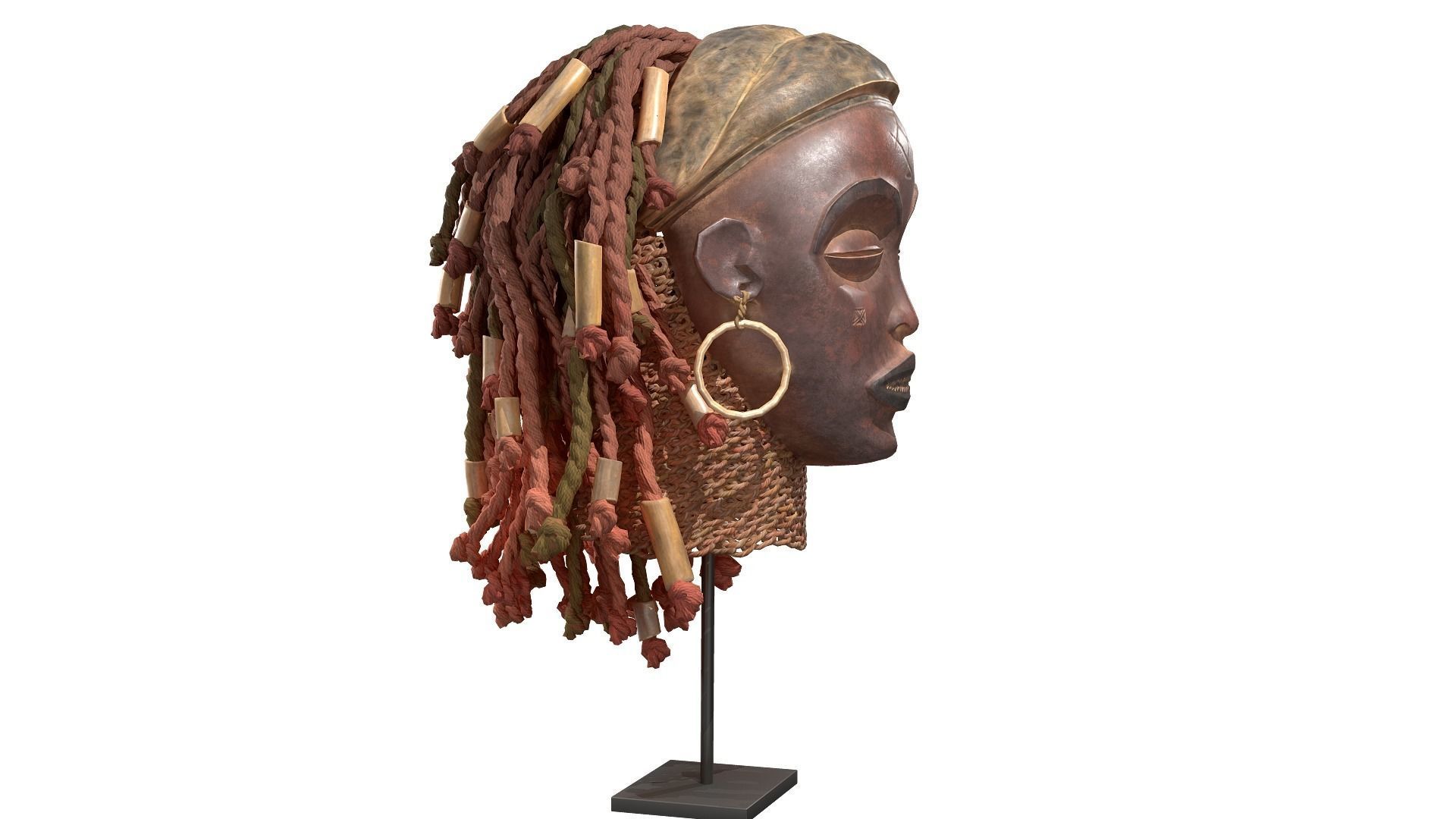 Angola Princess 3D model_3