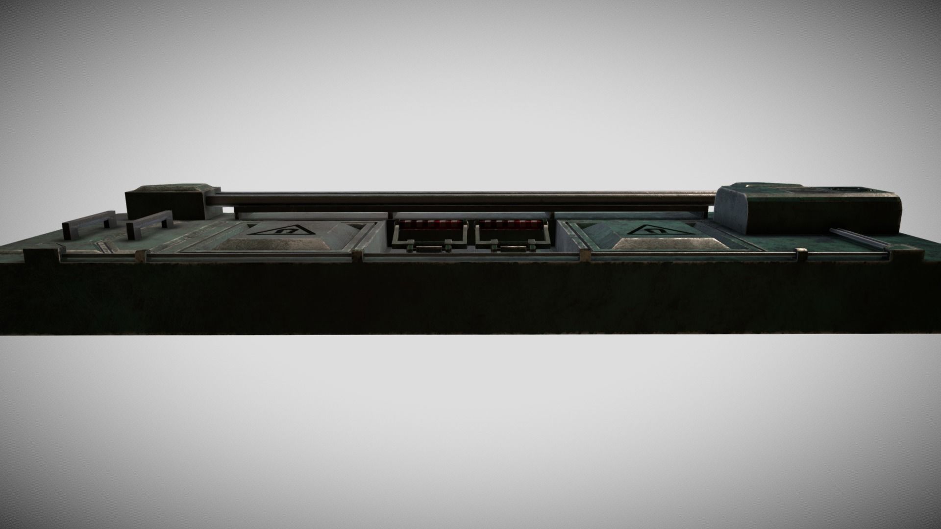 Sci-fi Panel Element Low-poly 3D model_7