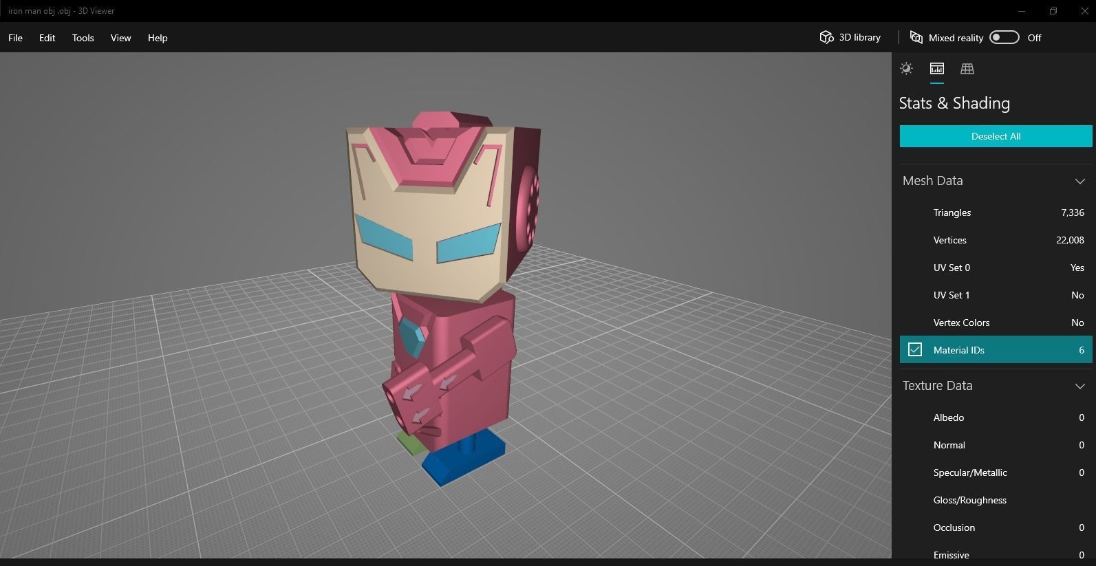 iron man robot  3D print model_6