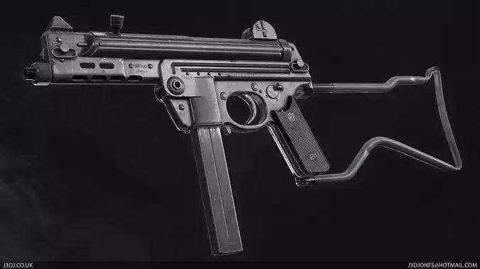 Walther MPK Low-poly 3D model