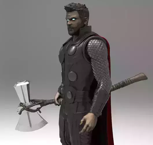 Thor from Infinity War statue 3D Print Ready 3D print model