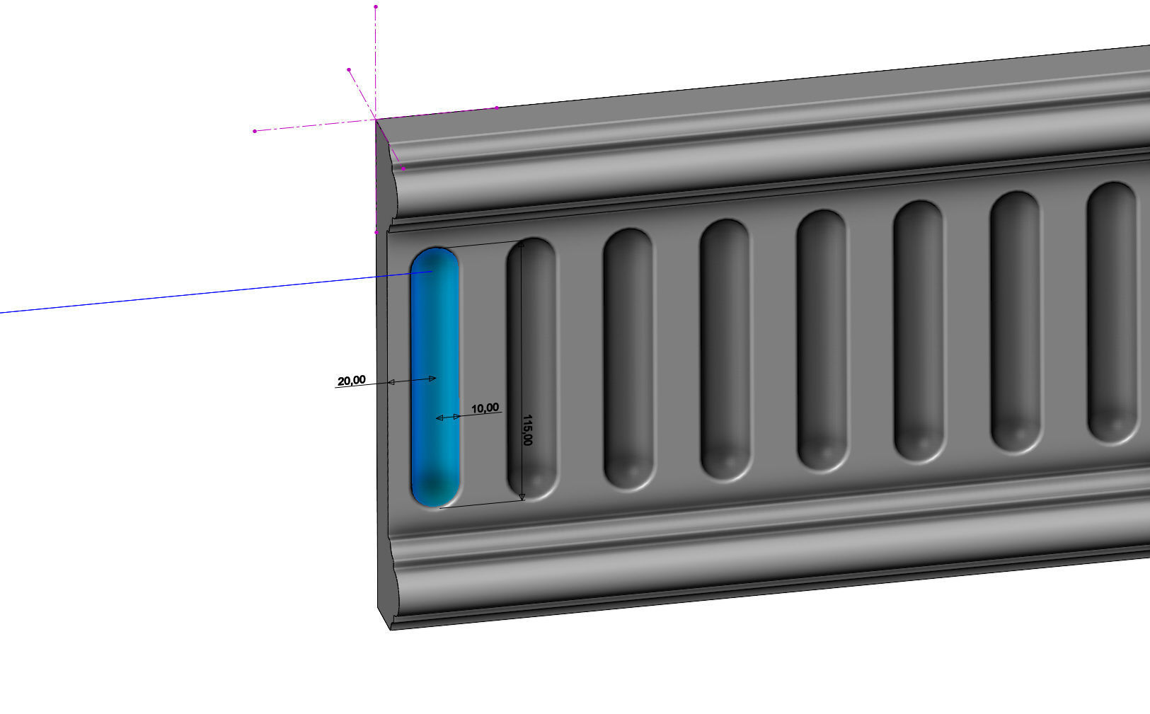 6 classical friezes for plaster and wood workings 3D model 3D printable ...